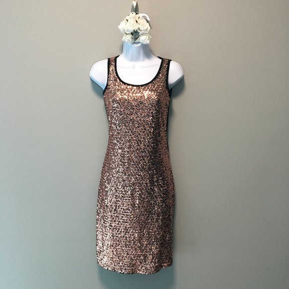 Sequin Stretchy Bodycon Dress NWOT - Picture 2 of 8